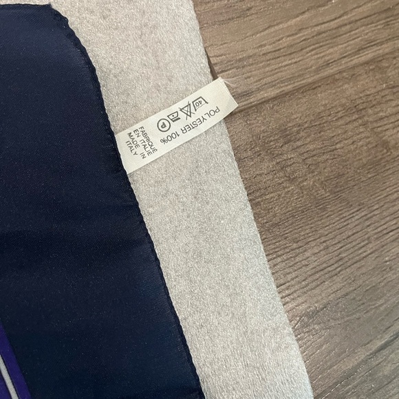 Vintage Jim Renoir 75X75cm STUNNING  Green Golf Themed Scarf Polyester - Picture 3 of 4